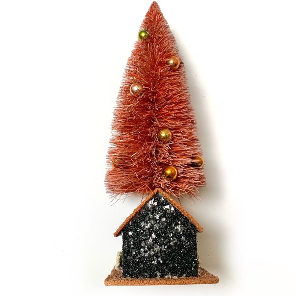 Bethany Lowe Bottlebrush Tree Haunted House - Picture 3 of 4